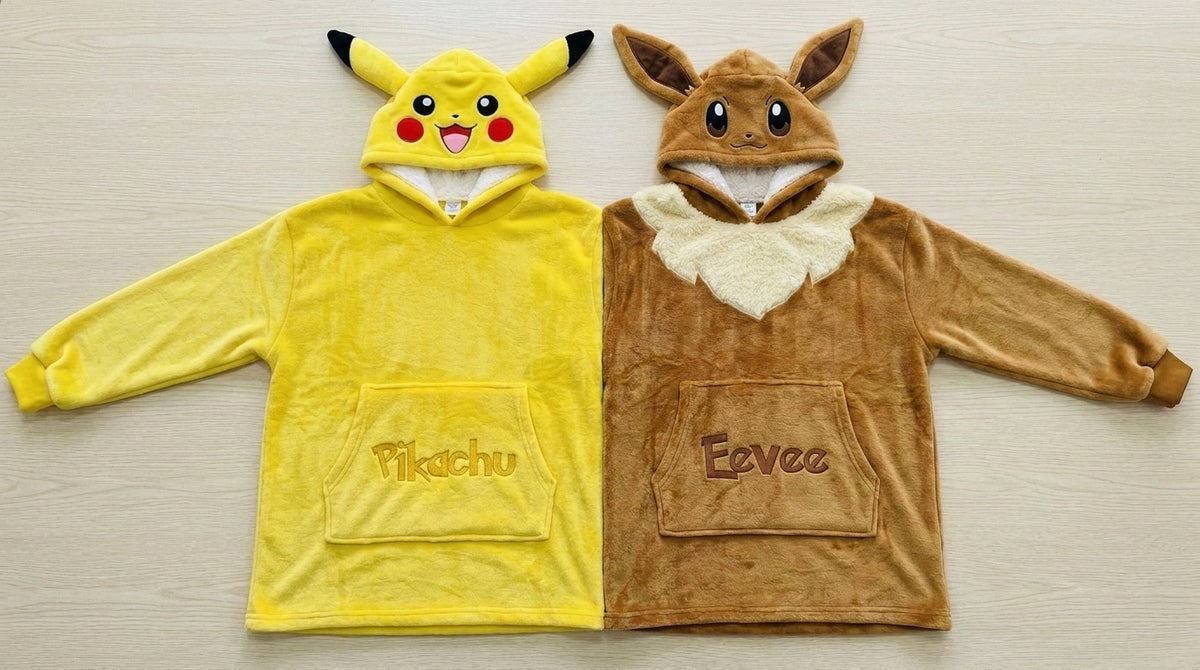 Electric Duo Twin-Hood Hoodie - front