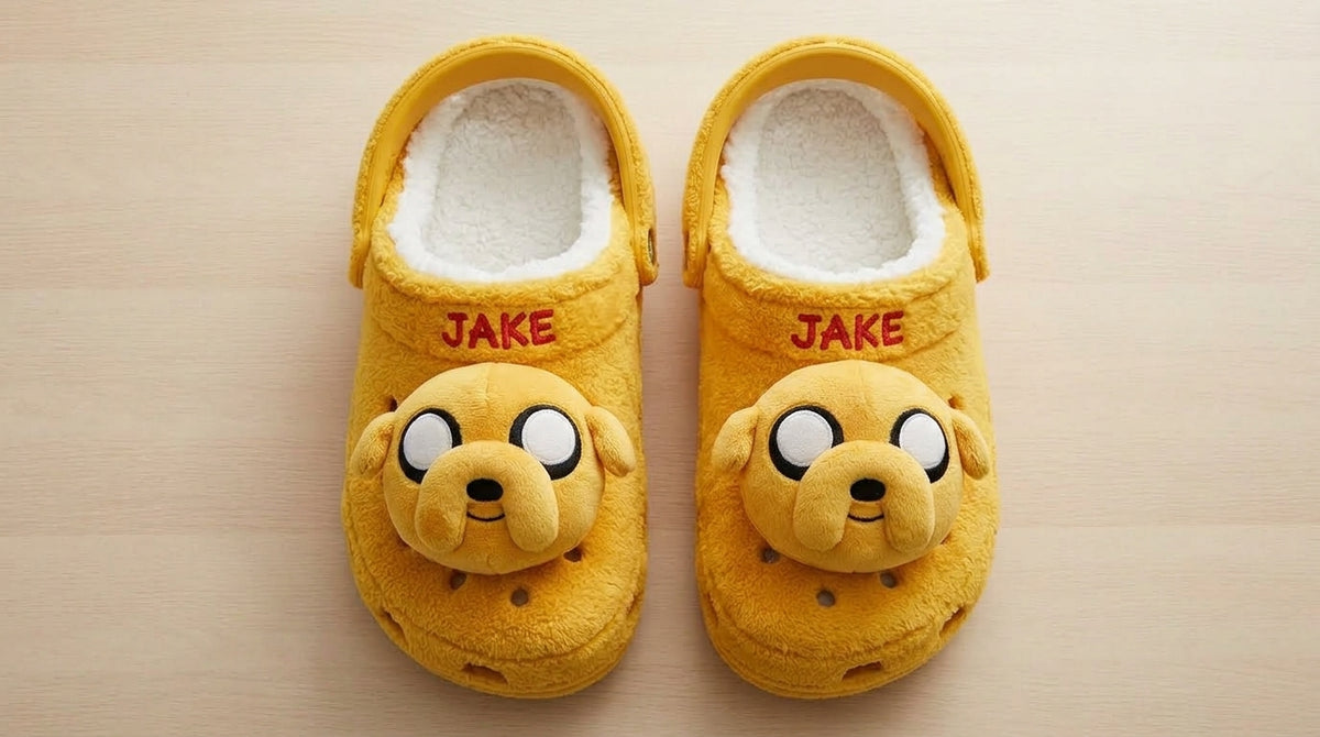 Adventure Buddies Plush Clogs - Yellow