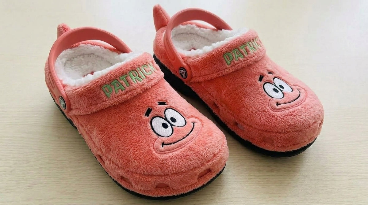 Sea Pals Plush Clogs - Pink