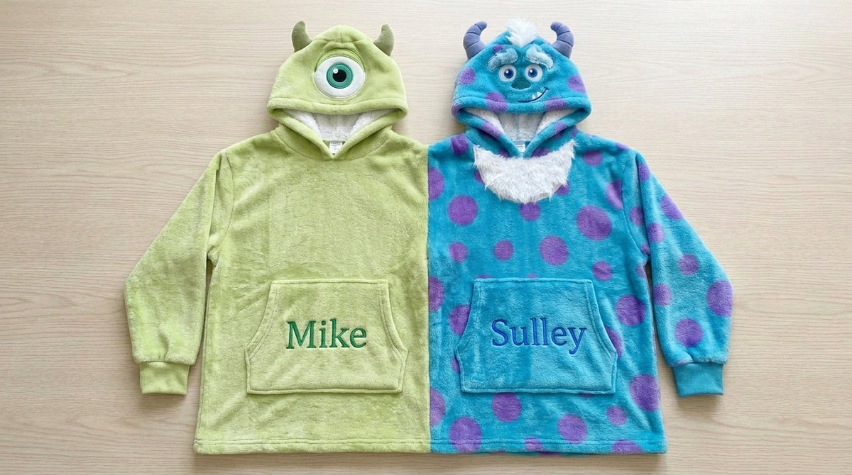 Monster Mates Twin-Hood Hoodie - front
