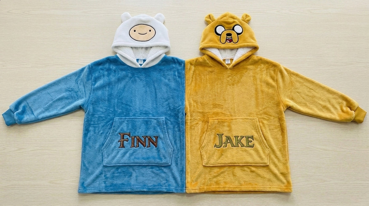 Adventure Buddies Twin-Hood Hoodie - front