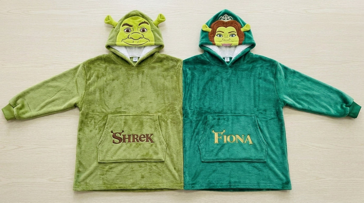 Swamp Sweethearts Twin-Hood Hoodie - front