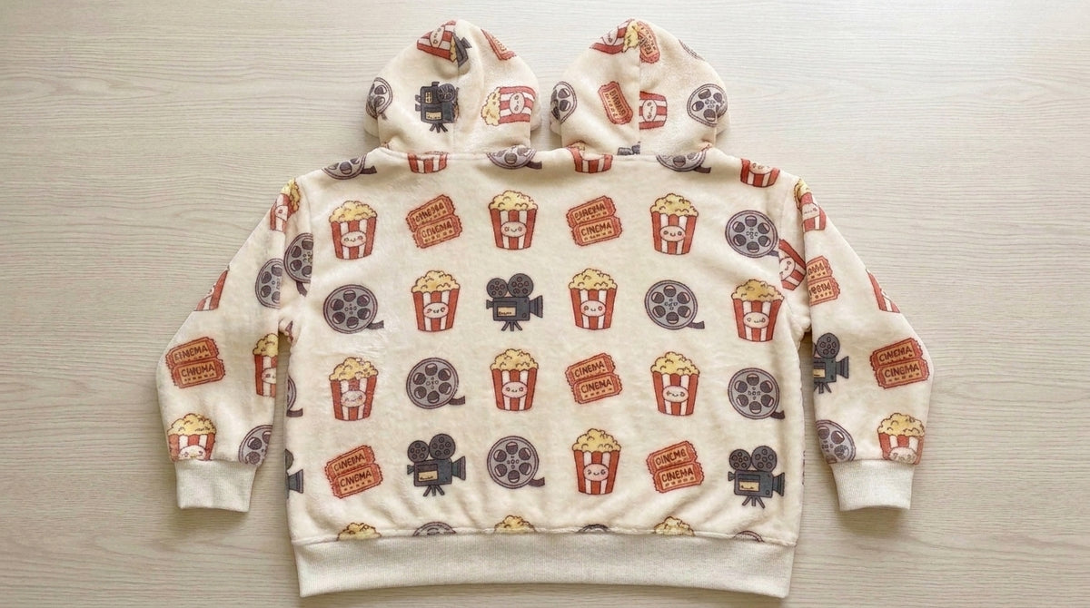 Movie Night Twin-Hood Hoodie - back