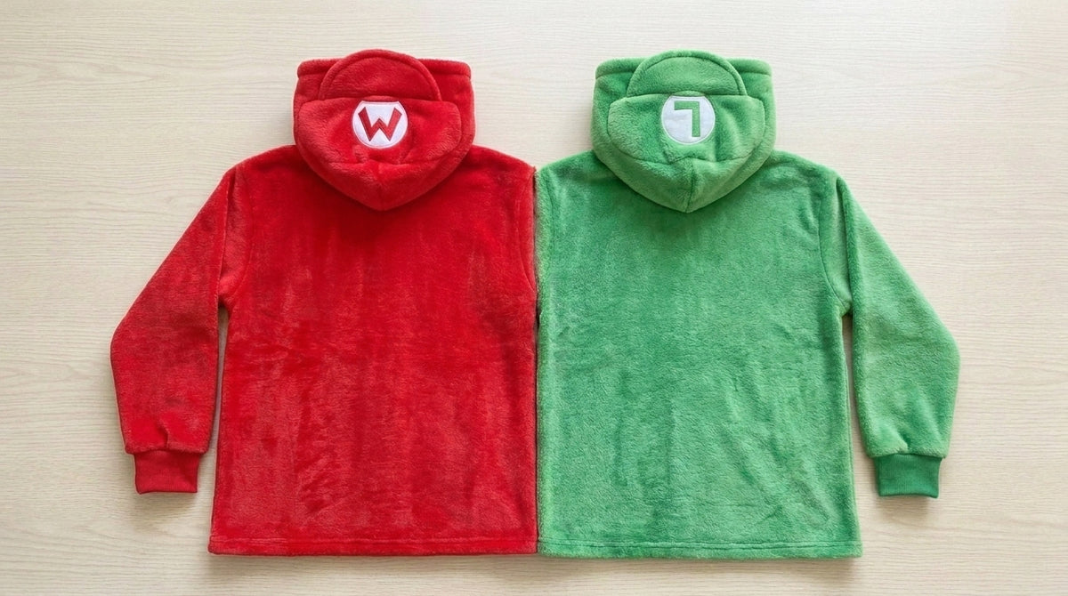 Plumber Bros Twin-Hood Hoodie - back