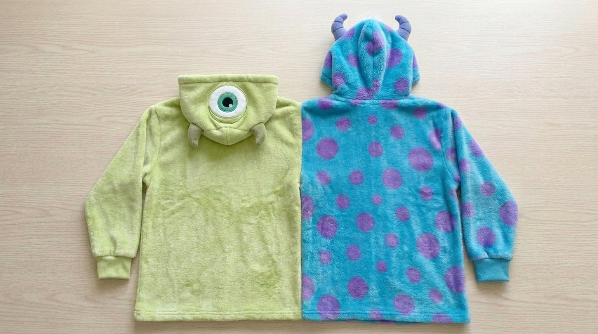 Monster Mates Twin-Hood Hoodie - back