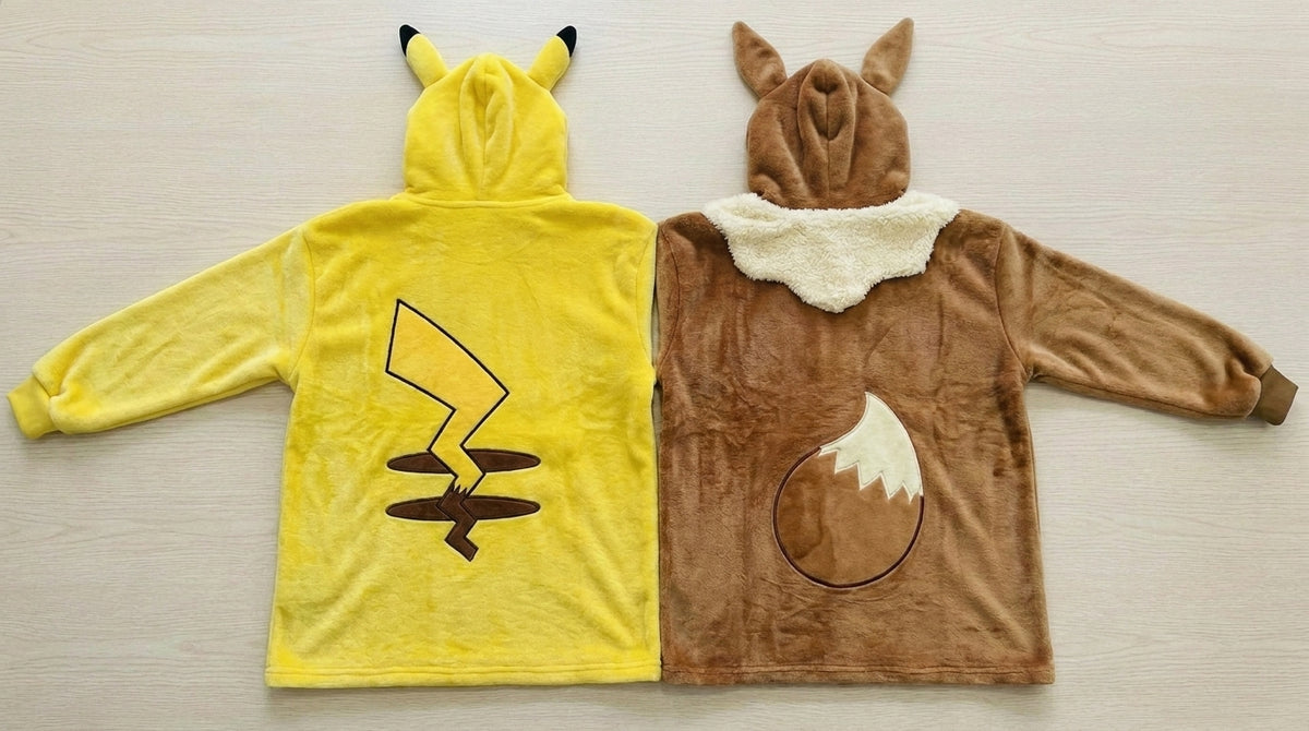 Electric Duo Twin-Hood Hoodie - back