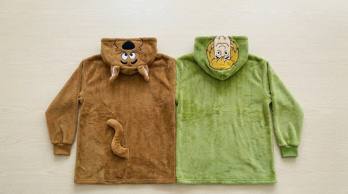 Mystery Pals Twin-Hood Hoodie - back